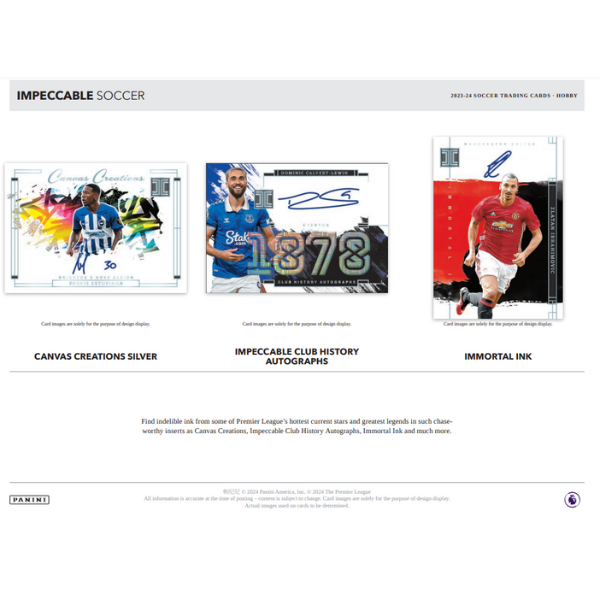 Panini Impeccable Soccer Premier League 2023/2024 Hobby Box (Fussball)