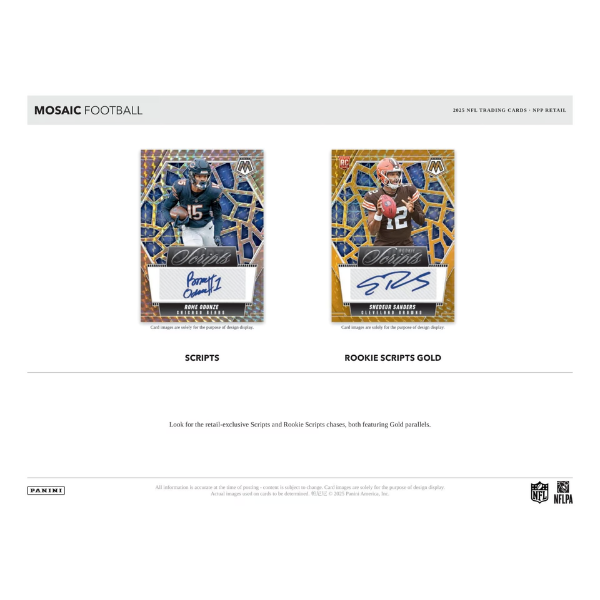 Panini Mosaic Football Value Pack Box NFL 2025 (Einzelpack)
