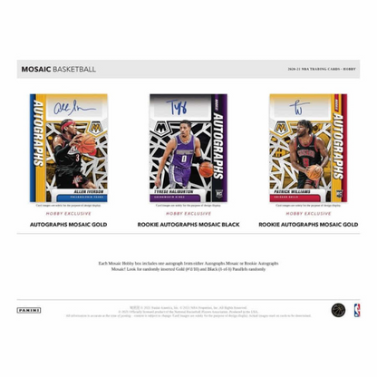 Panini Mosaic Hobby Box NBA Basketball 2020/2021