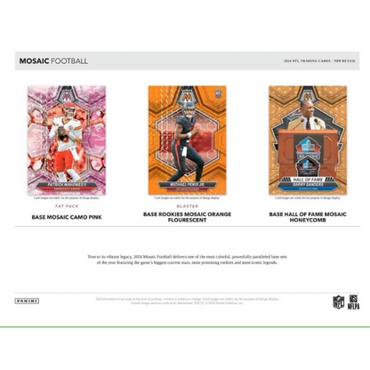 Pack de valeur Panini Mosaic Football NFL 2024