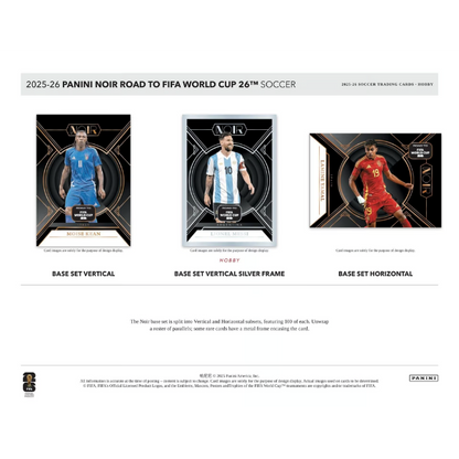 Panini Noir Soccer Hobby Box Road to World Cup 2025/2026 (Fussball)