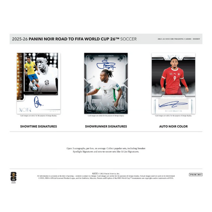 Panini Noir Soccer Hobby Box Road to World Cup 2025/2026 (Fussball)