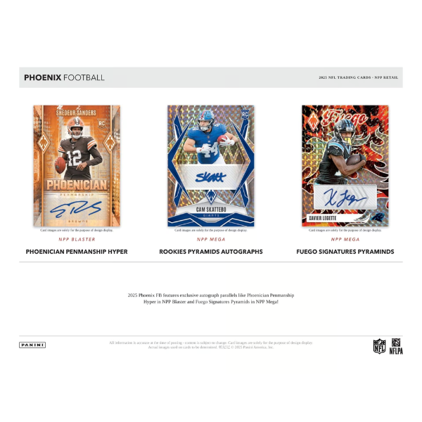 Panini Phoenix NFL Mega Box 2025 Football