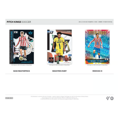 Panini Pitch Kings La Liga Fußball Hobby International Box 2025/2026