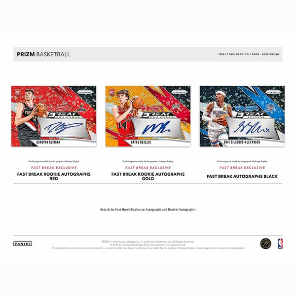Coffret Hobby Basketball Panini Prizm Fast Break NBA 2024/2025