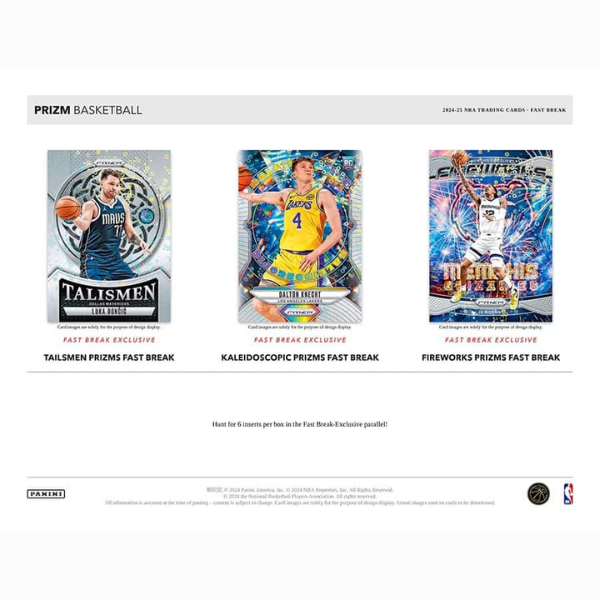 Coffret Hobby Basketball Panini Prizm Fast Break NBA 2024/2025