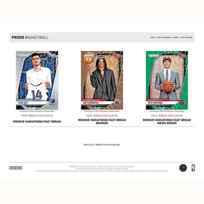 Coffret Hobby Basketball Panini Prizm Fast Break NBA 2024/2025
