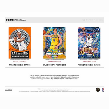 Panini Prizm NBA Basketball Hobby Box 2024/2025
