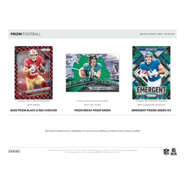 Panini Prizm NFL Value Fat Pack Box 2025 (Football)