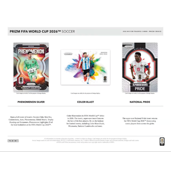Panini Prizm World Cup Choice Box (Fussball) 2025/2026