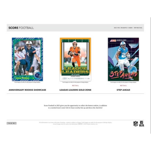 Panini Score Mega Box NFL Football 2025