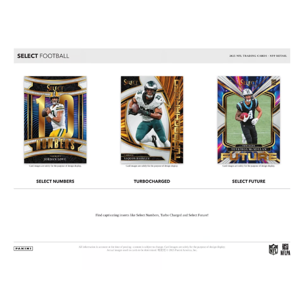 Panini Select NFL Mega Box 2025 (Football)