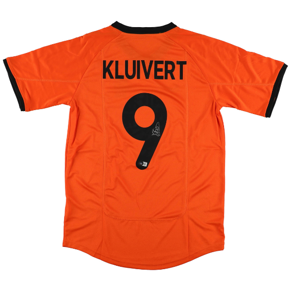 ⚽ Patrick Kluivert Signiertes Niederlande Nationaltrikot – inkl. Beckett COA ⚽