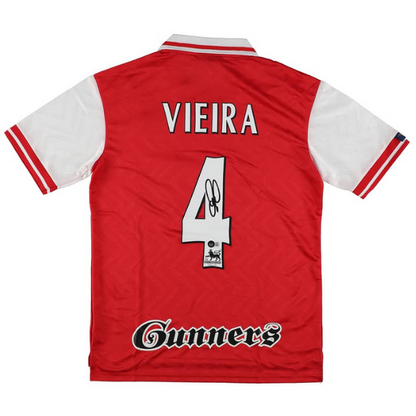 Patrick Vieira Signed Arsenal Jersey - Beckett