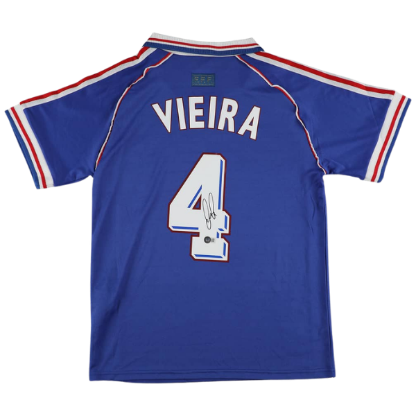 Patrick Vieira Signed France National Team Jersey - Beckett