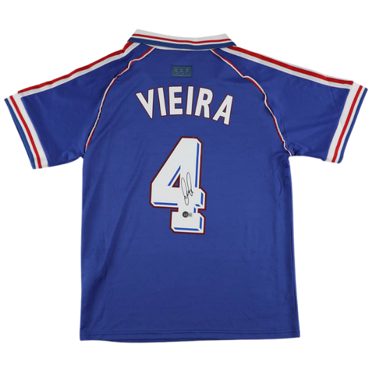 Patrick Vieira Signed France National Team Jersey - Beckett