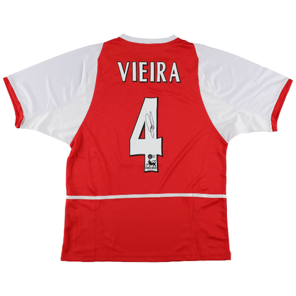 ⚽ Patrick Vieira Signiertes Arsenal FC Trikot – inkl. Beckett COA ⚽