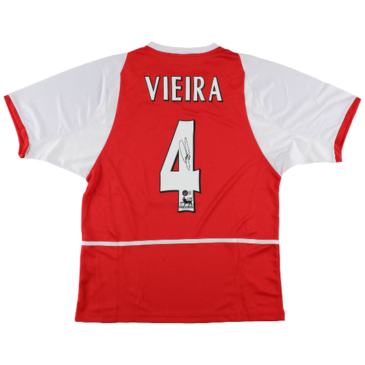 ⚽ Patrick Vieira Signiertes Arsenal FC Trikot – inkl. Beckett COA ⚽