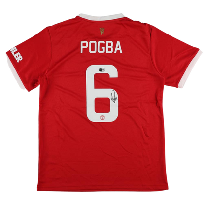 Paul Pogba Signed Manchester United Jersey - Beckett