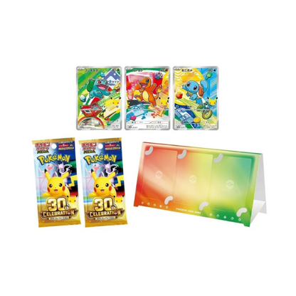 Pokémon – 30th Celebration Card Set Kanto: Bisasam, Glumanda & Schiggy – Japanisch