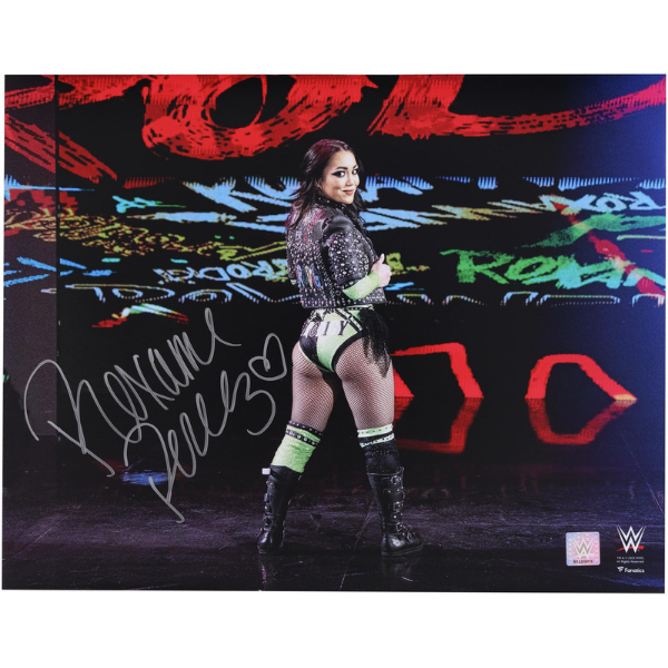 Roxanne Perez WWE Autographed 16" x 20" Entrance Looking Back Photograph