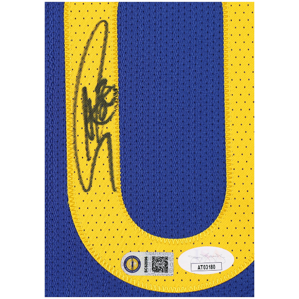 🏀 Stephen Curry Signiertes Golden State Warriors Icon Edition Jersey – Größe M – inkl. JSA-Zertifikat (USA) 🏀