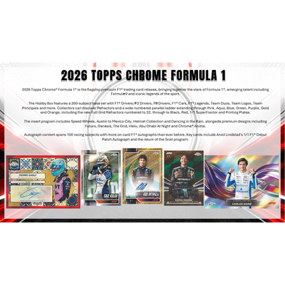 Topps Chrome Formula 1 Value Box 2026 (Formel 1)