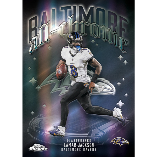Topps Chrome NFL Blaster Value Box 2025 (Football)