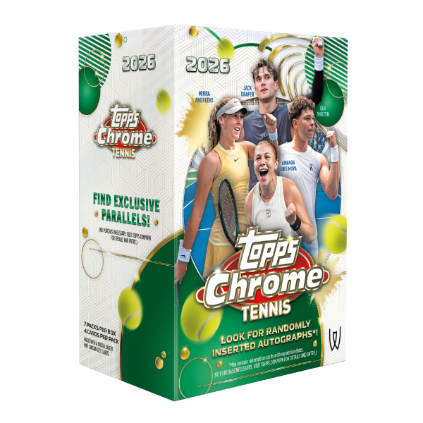 Topps Chrome Tennis 2026 Value Box