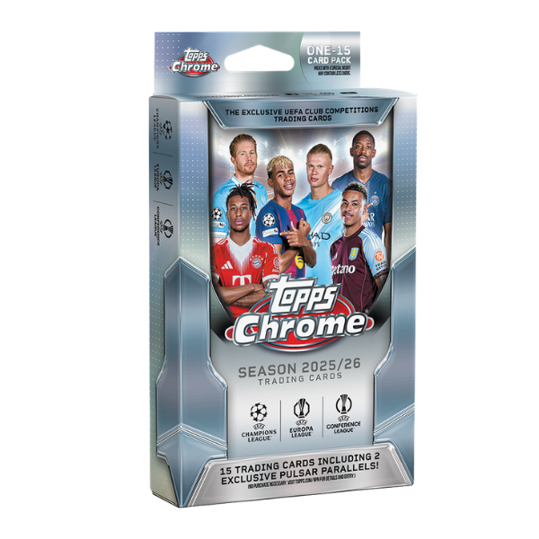 Topps Chrome UCC UEFA Club Competitions Soccer Hanger Box 2025/2026 (Fussball)