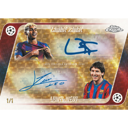Topps Chrome UCC UEFA Club Competitions Soccer Jumbo Box 2025/2026 (Fussball)