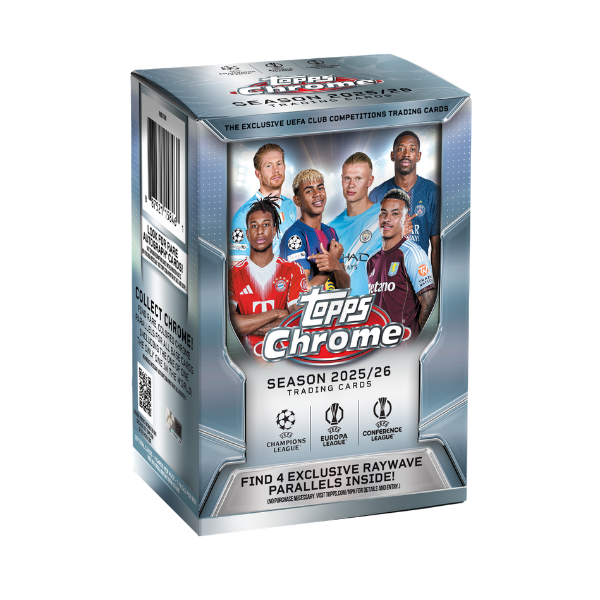 Topps Chrome UCC UEFA Club Competitions Soccer Value Blaster Box 2025/2026 (Fussball)