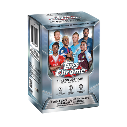 Topps Chrome UCC UEFA Club Competitions Soccer Value Blaster Box 2025/2026 (Fussball)