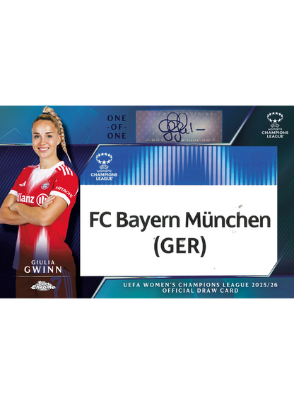 Topps Chrome UEFA Womens Champions League 25/26 Hobby Box (Fussball)