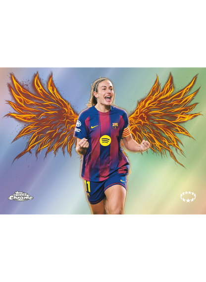 Topps Chrome UEFA Womens Champions League 25/26 Hobby Box (Fussball)