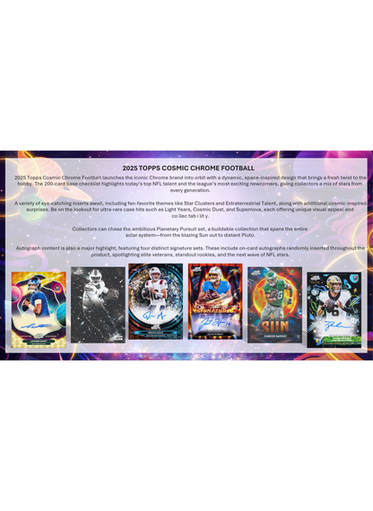 Topps Cosmic Chrome Football 2025 Hobby Box