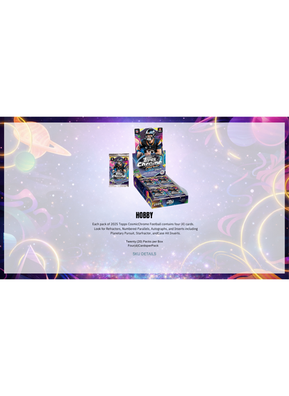 Topps Cosmic Chrome Football 2025 Hobby Box