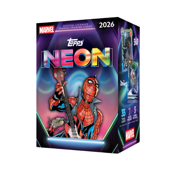 Topps Marvel Neon Value Box Blaster 2026