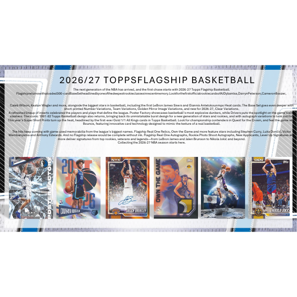 Topps Flagship NBA Mega Box 2026/2027 (Basketball)