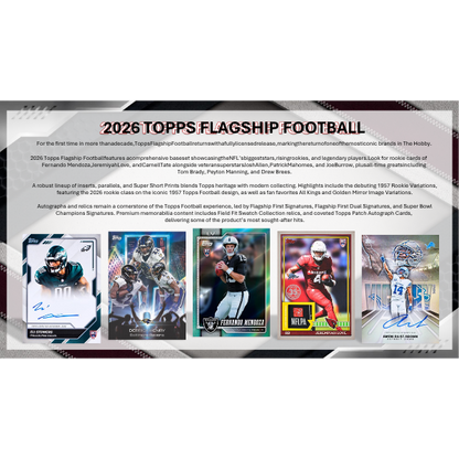 Topps Flagship NFL Mega Box 2026 (Football)