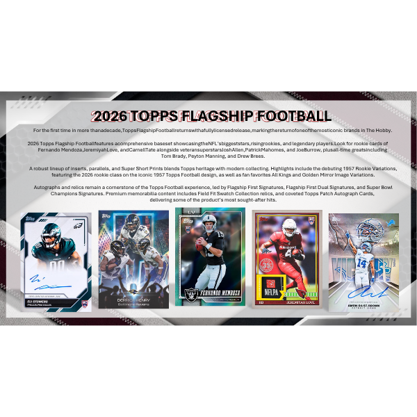 Topps Flagship NFL Hobby Box 2026 (Football)