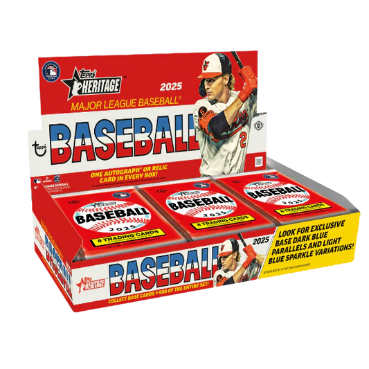 Coffret de loisirs de baseball Topps Heritage 2025