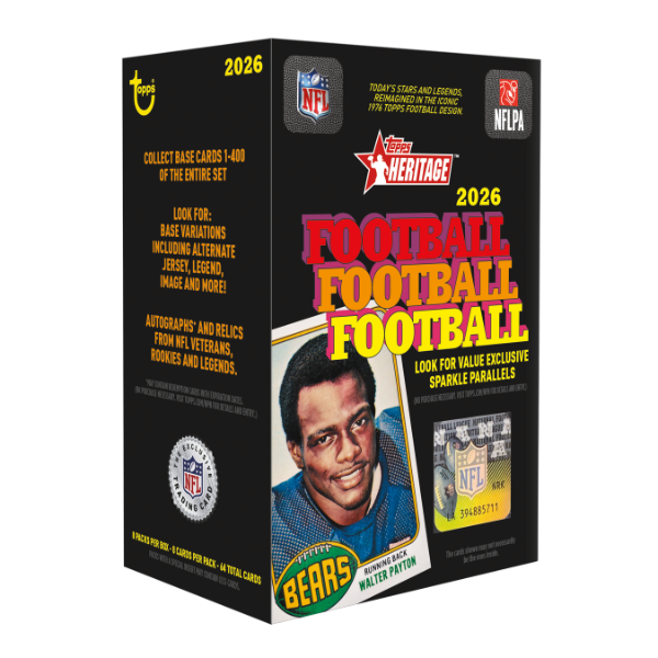 Topps Heritage Football Value Box 2026 (Football)