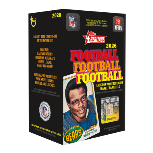 Topps Heritage Football Value Box 2026 (Football)