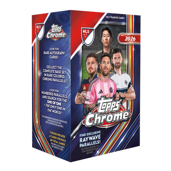 Topps MLS Chrome Soccer Blaster Box (Fussball) 2026