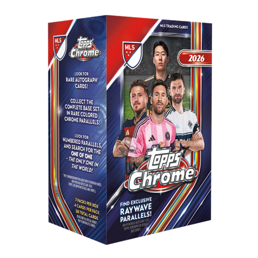 Topps MLS Chrome Soccer Blaster Box (Fussball) 2026