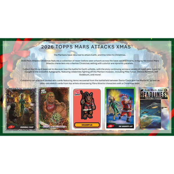 Topps Mars Attacks Christmas Hobby Box 2026