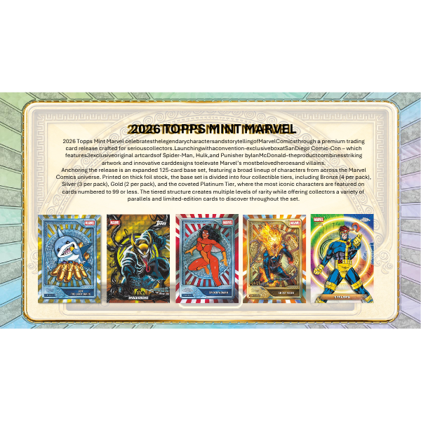 Topps Marvel Mint Hobby Box 2026