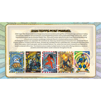 Topps Marvel Mint Hobby Box 2026