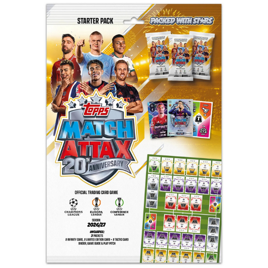 Topps Match Attax UEFA Club Competitions Champions League 2026/2027 – Starter Pack